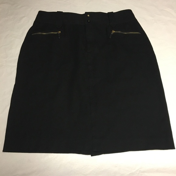 Lauren Ralph Lauren Black mini Skirt Size 10 - Picture 1 of 4
